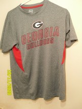 Georgia Bulldog Proedge T-Shirt Gray Medium 38/40 Dri-Fit - $8.86