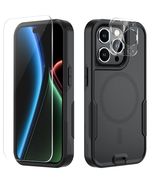 Xmon iPhone 15 Pro Magnetic Case with Tempered Glass Screen Protector Re... - $20.64 CAD