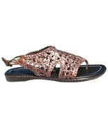 Donald Pliner Copper Metallic Leather Flexible Sole Shoe Sandal New NWT ... - $134.03 CAD