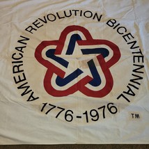 American Revolution Bicentennial 1776-1976 VTG Flag 8x5&#39; Large Flag 4th Of July - £36.60 GBP