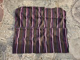 Antique primitive apron, wool hand woven apron, part of Macedonian folk ... - $35.00