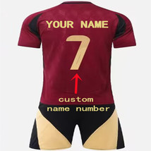 Custom Soccer team Belgium Jersey suit Men Kids Any Name Number 2425 Youth red - $49.55