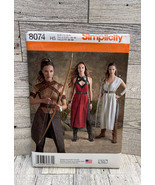 Simplicity Costume Sewing Pattern 8074 SZ 6-14 Misses Warrior/Archer Gow... - £5.50 GBP