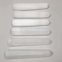1pc Handmade White Selenite Crystal Obelisks Massage Healing @India, SW90 - £5.66 GBP