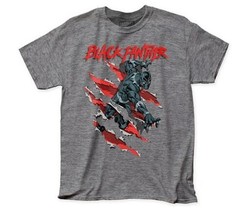 Marvel Comics Black Panther Clawing Through Front Adult T-Shirt NEW UNWORN - £15.28 GBP+