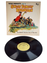 Walt Disney Swiss Family Robinson DQ-1280 Vintage 1963 Vinyl LP Album - £4.95 GBP