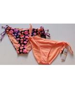 2 Salt &amp; Cove Bikini Bottoms and coral print  Size Small Juniors - $14.84