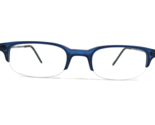 Miraflex Kinder Brille Rahmen MOD.24-30 C203 Blau Rechteckig 48-18-125 - £59.82 GBP