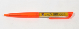 Vintage Floaty Orange Pen Brugge Belgium - £14.56 GBP