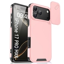 Generic Case for iPhone 17 Air (Color: Pink) Plain Hard Back Hard Silico... - $855.65 MXN