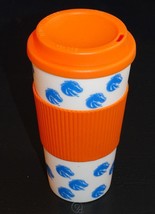 Boise State Broncos 16 Oz Plastic Tumbler Travel Cup Hot/Cold Coffee Mug Banded - £4.15 GBP