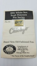 Scott Petersen Hot Dogs Pin Series #3 NEW 1991 Chicago White Sox Hat Pin Vtg SGA - £6.64 GBP