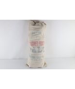 Vtg 20s 30s Distressed Morton Salt Co Crushed Rock Salt 100lb Bag Cloth ... - $820.89 MXN