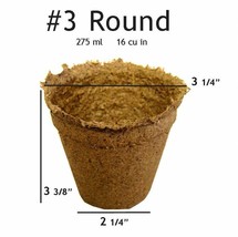 CowPots #3 Round Pot -  840 pots - $198.43