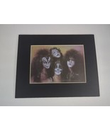 KISS Rock Band Print Drawing REPRO New York City Artist HAIYAN 2001 Matt... - $550.79 MXN