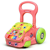 Early Development Toys for Baby Sit-to-Stand Learning Walker-Pink - Color: Pink - £62.78 GBP