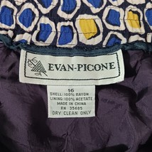 Evan-Picone Women's Multicolor Pull-on Skirt Size 16 Measured Waist 34" image 3