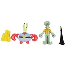 Imaginext SpongeBob SquarePants Mr. Krabs &amp; Squidward 3&quot; Figures - Mattel 2012 - £23.74 GBP