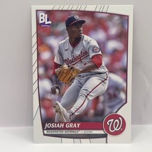 2023 Topps Big League Baseball Josiah Gray Base #124 Washington Nationals - £1.56 GBP