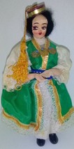 Vintage Oriental Doll In Traditional Dress And Hat - £11.58 GBP