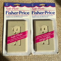 Vintage Fisher-Price Safe-Plate Outlet Covers NIP Set of 2 Child Safety - €34,10 EUR Vintage Fisher-Price Safe-Plate Outlet Covers NIP Set of 2 Child Safety - €34,10 EUR