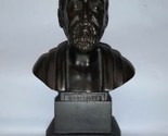 Antique XEM Hippocrates Ippocates Metal Bust Greek Greece Medicine Docto... - $125.00