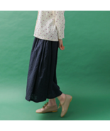 Flower Embroidered Punched Lace Skirt - $69.00