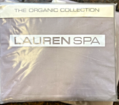 RALPH LAUREN SPA Organic Lavender Sunset Queen Flat Sheet  NEW 1ST QUALITY - $69.95