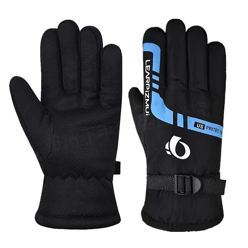 1Pairs Men Women Waterproof Winter Cycling Gloves Windproof Outdoor Sport Ski - £7.33 GBP