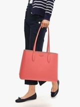 NWB Kate Spade All Day Large Tote Peach Melba Leather PXR00297 $228 Dust... - £105.89 GBP