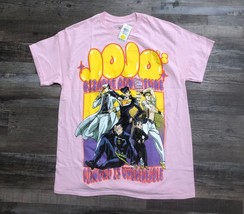 JoJos&#39; Bizarre Adventure Adult Medium Pink Tee T Shirt New with Tags - $13.06