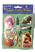Arctic Enterprises 3-D Wildlife Alaska Scrapbook Stickers Crafts Cards 6... - $9.97