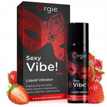Orgie Sexy Vibe Hot Liquid Vibrator Tingling and Hot Effect Vibrating Gel Couple - £52.46 GBP