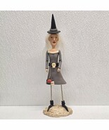 Witchy Woman by Janell Berryman PUMPKINSEEDS - Halloween Folk Art Figurine - $1,736.95 MXN