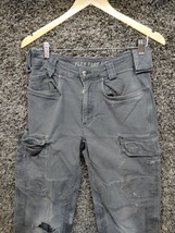 * Duluth Trading Co Cargo Pants Men 30x30 Blue Flex Fire Hose Ultimate 71703 - £25.43 GBP