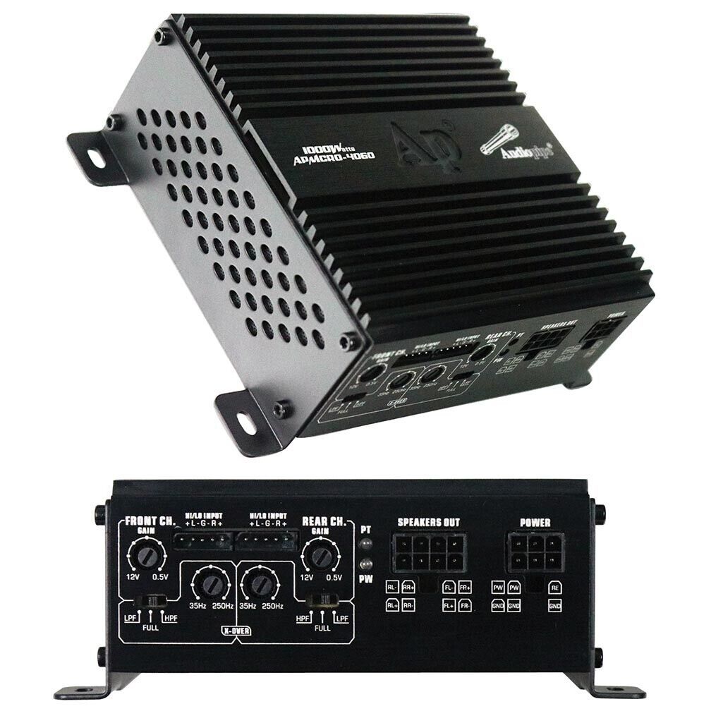 Audiopipe Micro 4 Channel Amplifier 1000W Max