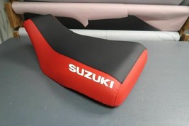 Suzuki 500 Vinson Seat Cover 2002 To 2007 Red Sides Black Top Suzuki Logo #RET64 - $36.99