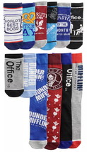 The Office Socks Dunder Mifflin Funny Office Socks 12 Styles Available Free Ship - £7.87 GBP
