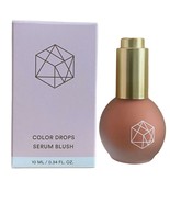Em Cosmetics Color Drops Serum Blush in Peachy Peach 0.34oz 10mL - £14.61 GBP