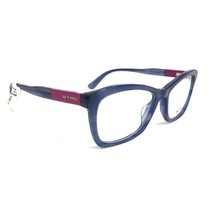 Etro Eyeglasses Frames ET2628 431 Clear Blue Horn Purple Gold Cat Eye 53-17-140 - £43.60 GBP