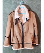 Fleece Large Lapel Zip Jacket Fashion British Style Solid Color Thermal - €21,39 EUR