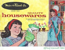 Vtg Meier &amp; Frank 1960 Housewares Catalog Rubbermaid Poly Flex MCM Home ... - $19.80