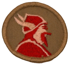 Boy Scout Viking Patrol Patch Retired BSA Embroidered Round Circle Vinta... - £2.24 GBP