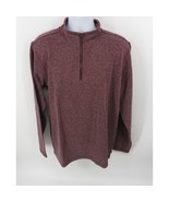 Gap Men&#39;s Half Zip Pullover Wine Sweater XXL NWT - £17.11 GBP