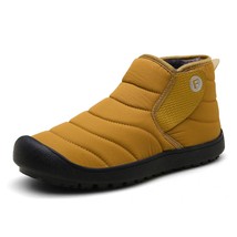 Winter Men Snow Boots Long Plush Outdoor Men&#39;s Sneakers 36-46 Warm Man Ankle Sho - £59.14 GBP