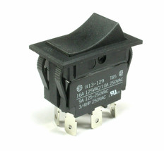 SCI Rocker Switch 6-Pins 16A/125VAC 10A/250VAC, 3 Position, ON/OFF/ON DPDT - $12.65