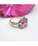 Beautiful Pink Sapphire Ring | Oval Cut Ring | Engagement Ring | Wedding... - $82.00