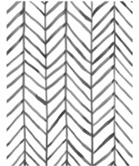 Haokhome 96020-1 Modern Stripe Peel And Stick Wallpaper Herringbone Blac... - $44.28 CAD