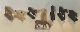 Animal Figures Lot Of 8 Model Train Accessories Background - £5.56 GBP