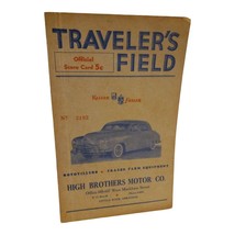 vtg traveler&#39;s field scorecard arkansas traveler&#39;s baseball sports ephemera - £10.83 GBP